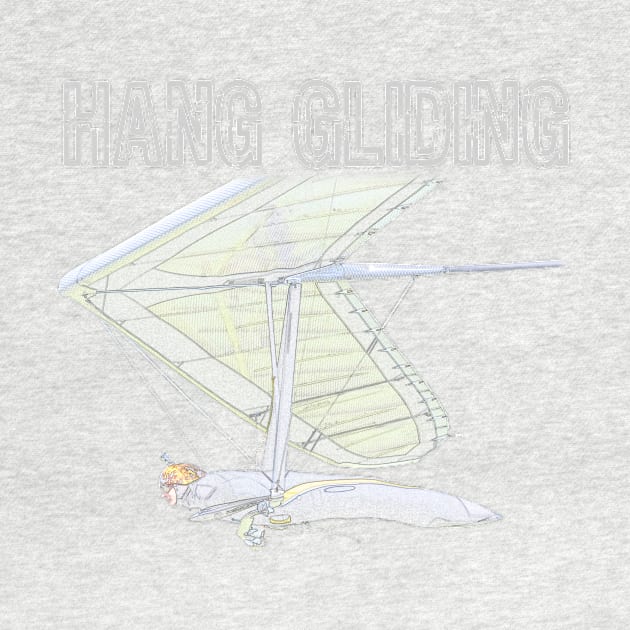 Hang Gliding Color Sketch by norules